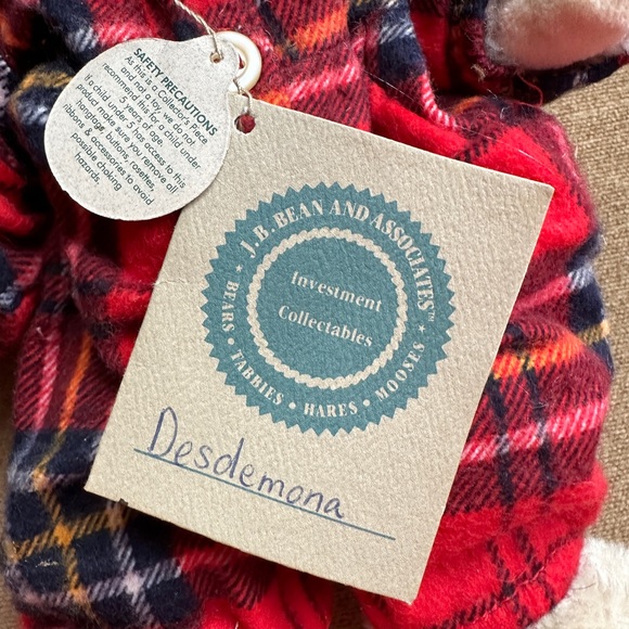 Boyds Bears Investment Collectibles Desdemona Bear Jointed Posable - Picture 9 of 13